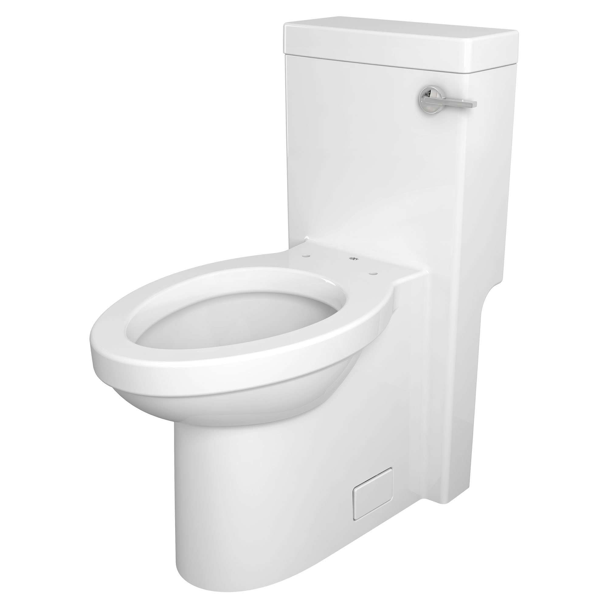 Cossu® One-Piece Chair-Height Right-Hand Trip Lever Elongated Toilet with Seat